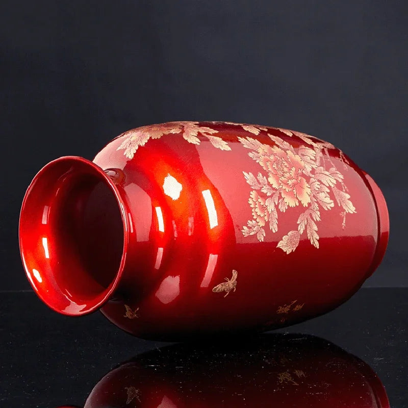 Black Porcelain Vase - handmade