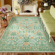 Floral Butterfly Bedroom Rug - handmade