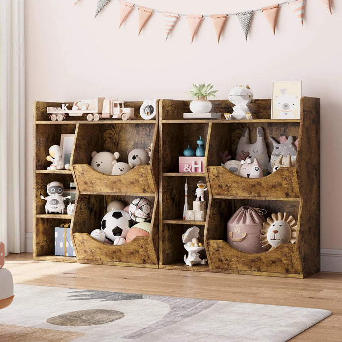 Kids Bookshelf Storage - handmade