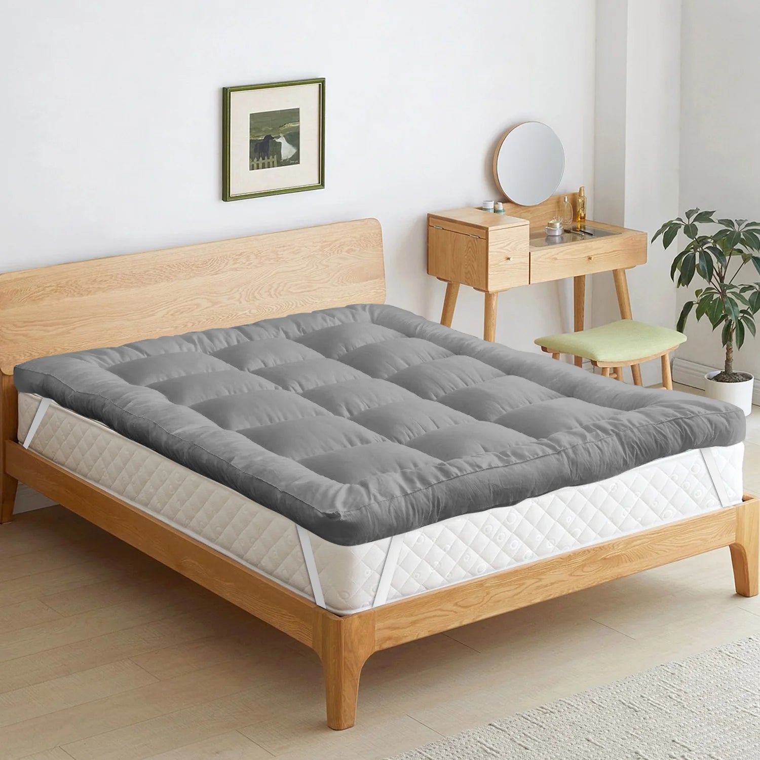 Bed Mattress Foldable Soft Student Dormitory Roll Up Floor Tatami Mat Extra Thick Bed Mattress 3D fiber Bed Topper Feather Down - handmade