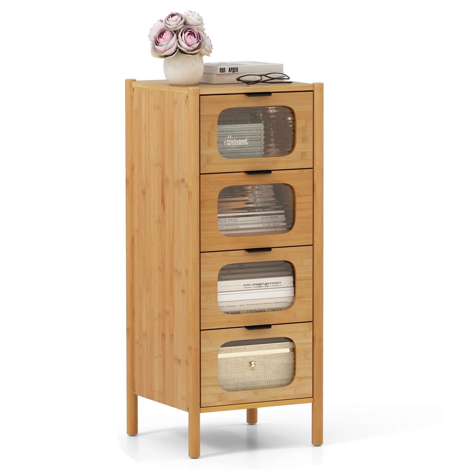 Bamboo Storage Cabinet - handmade
