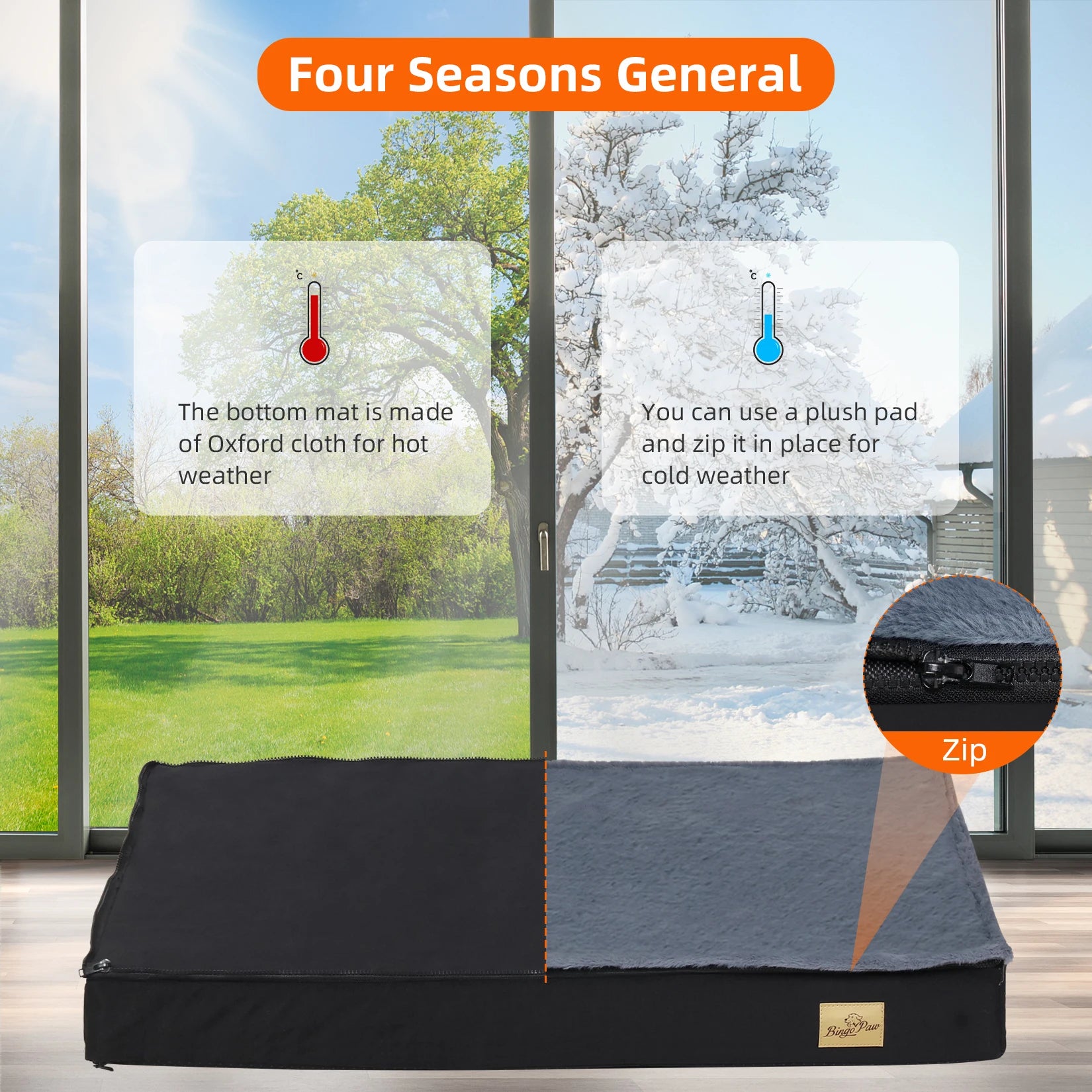 Comfortable Sponge Dog Bed - handmade