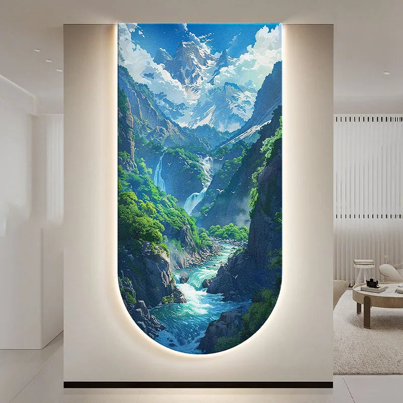 LED Wall Art Painting - handmade