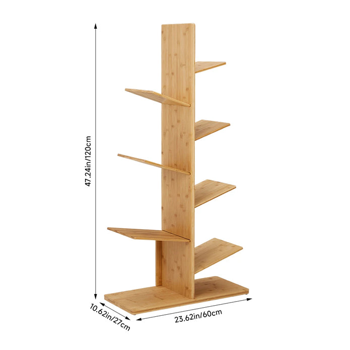 Wooden Tree Bookshelf - handmade