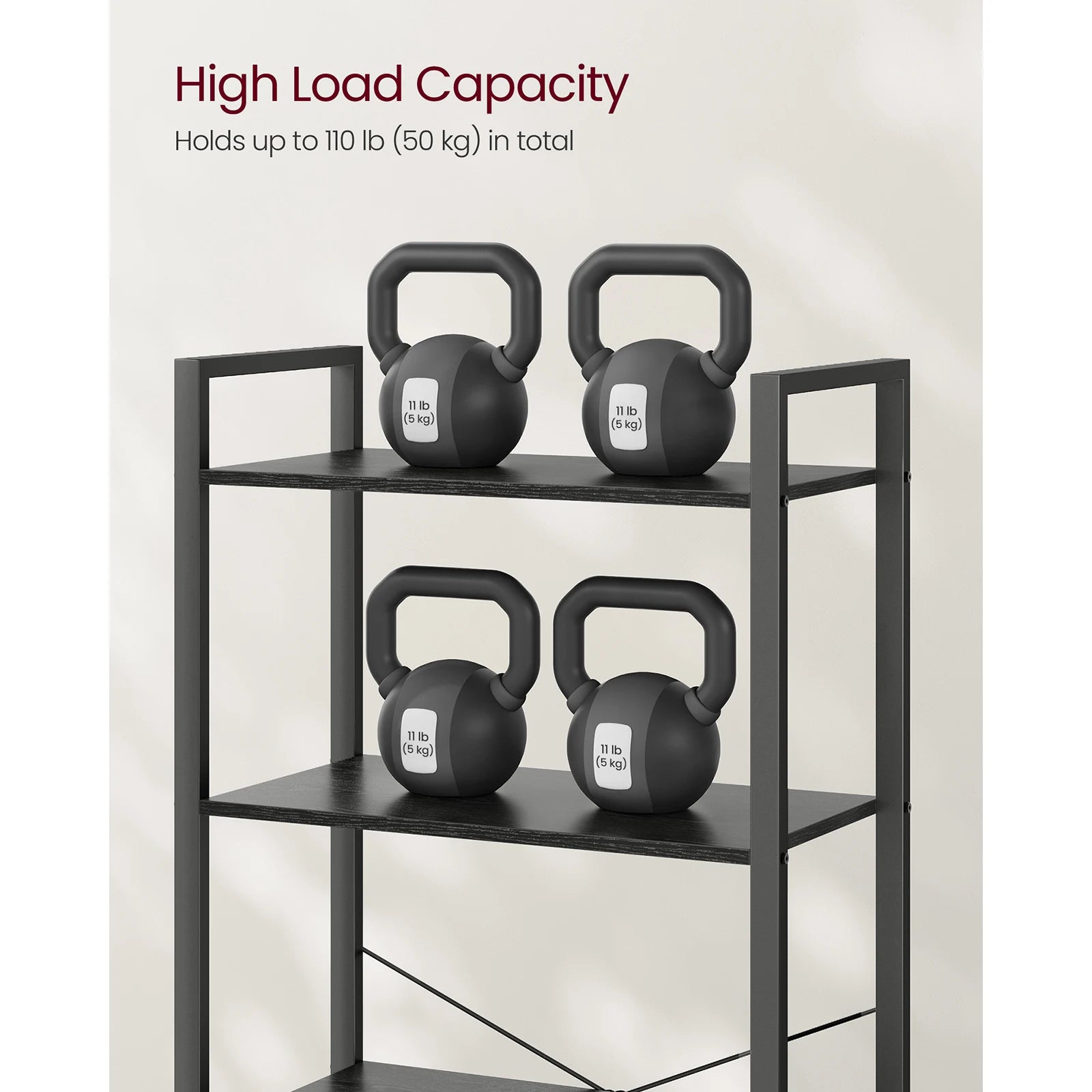 VASAGLE 5-Tier Bookcase - handmade