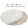 Faux Fur Floor Mat - handmade