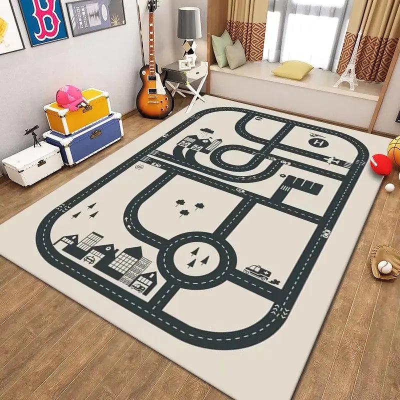 Kids Bedroom Play Mat - handmade