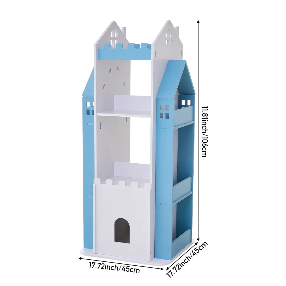 Rotating Kids Bookshelf - handmade