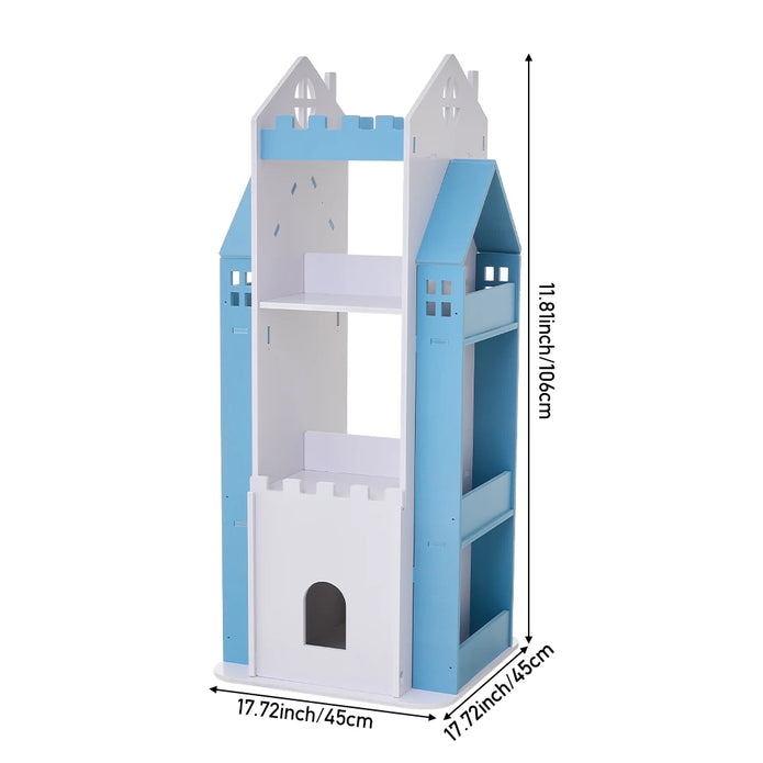 Rotating Kids Bookshelf - handmade