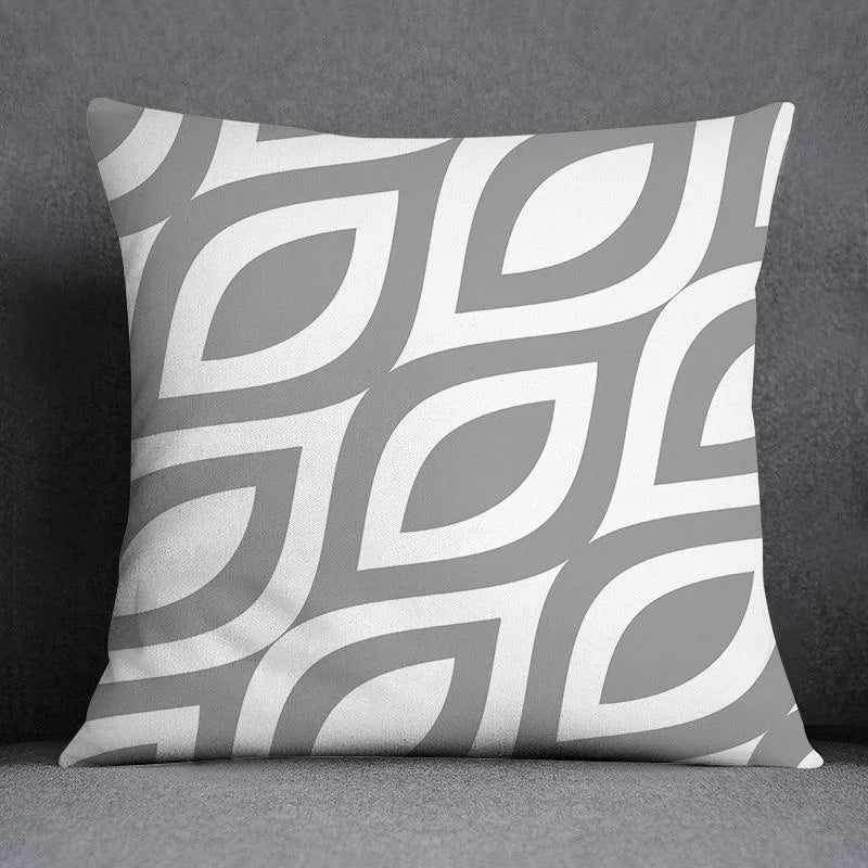 Geometric Cushion Cover - handmade