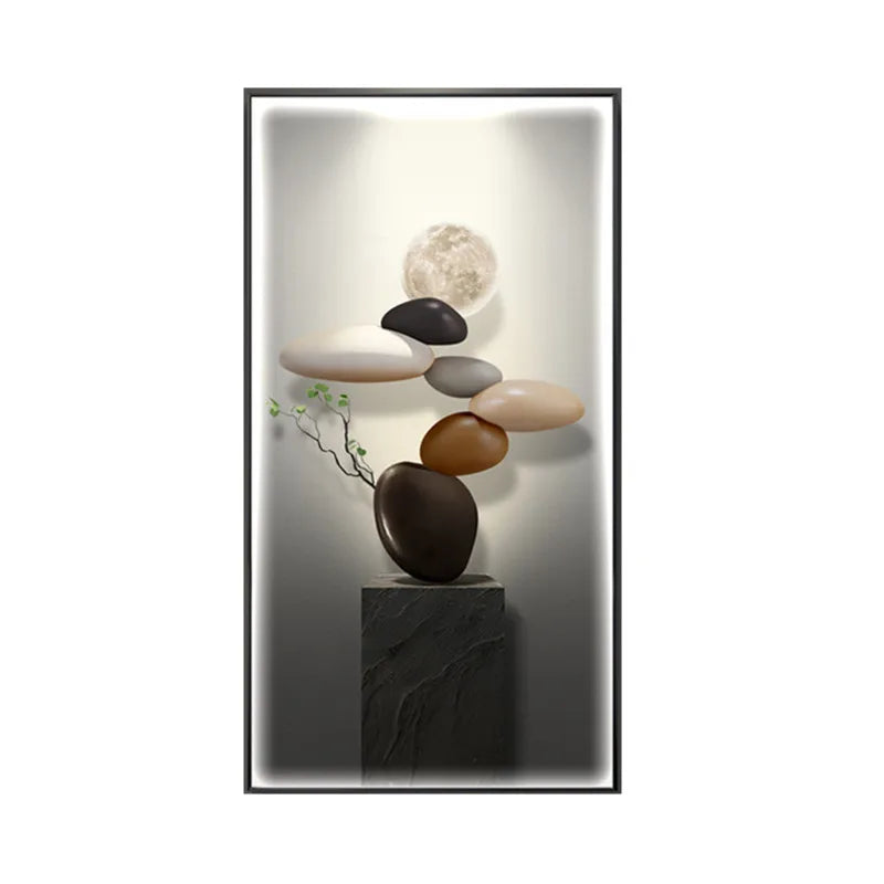 Crystal Painting LED Wall Lamp - handmade