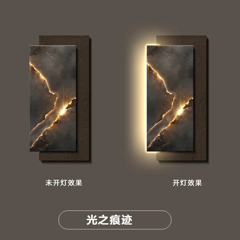 Light Luxury 3D LED Wall Lamp - handmade