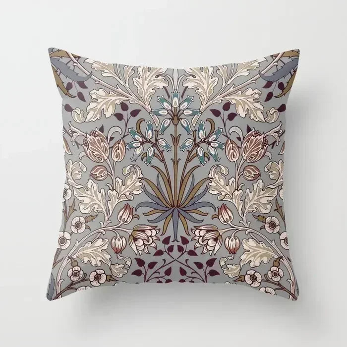 Vintage Flower Pillow Cover - handmade