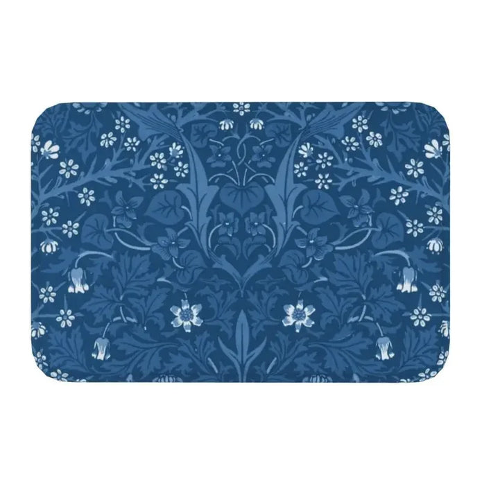 William Morris Floral Doormat - handmade