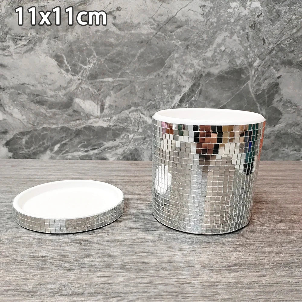 Disco Ball Planter - handmade