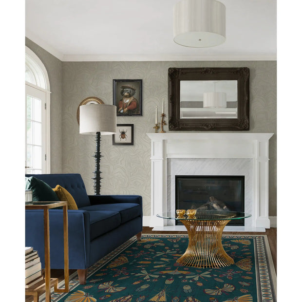 Vintage Iris Apfel Rug - handmade