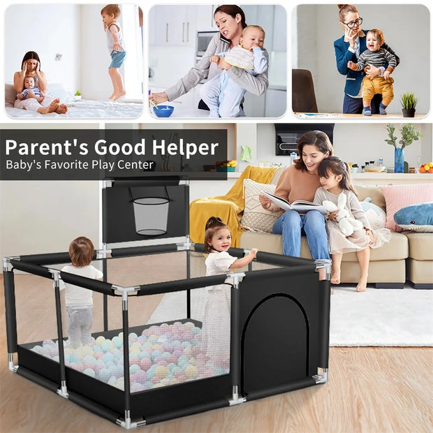 Spacious Baby Play Yard - handmade