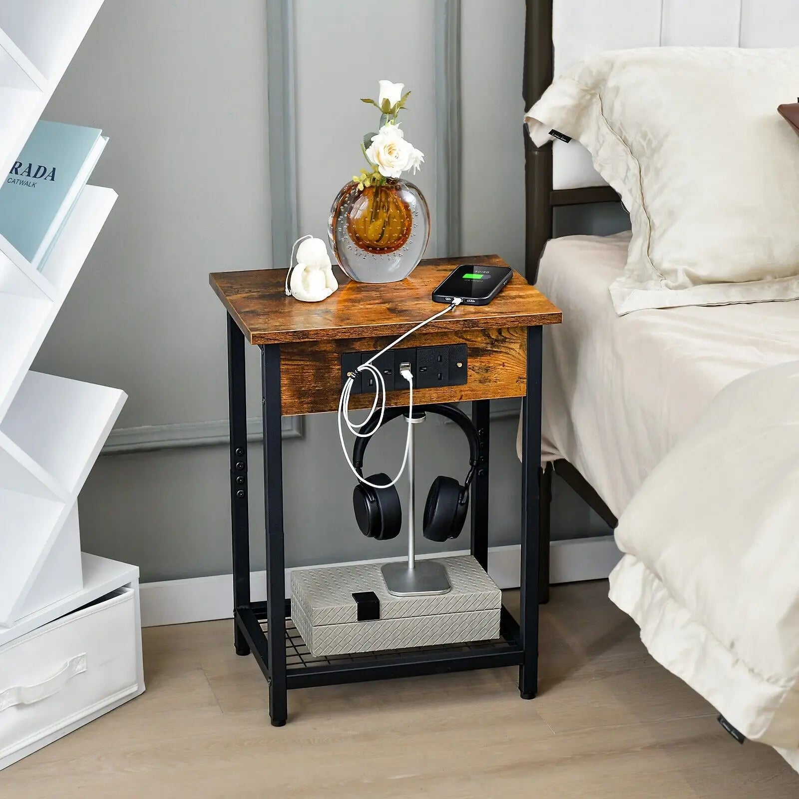 Set of 2 Nightstands - handmade