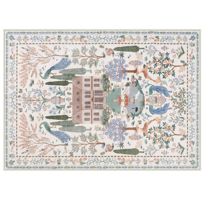 Modern Abstract Living Room Rug - handmade