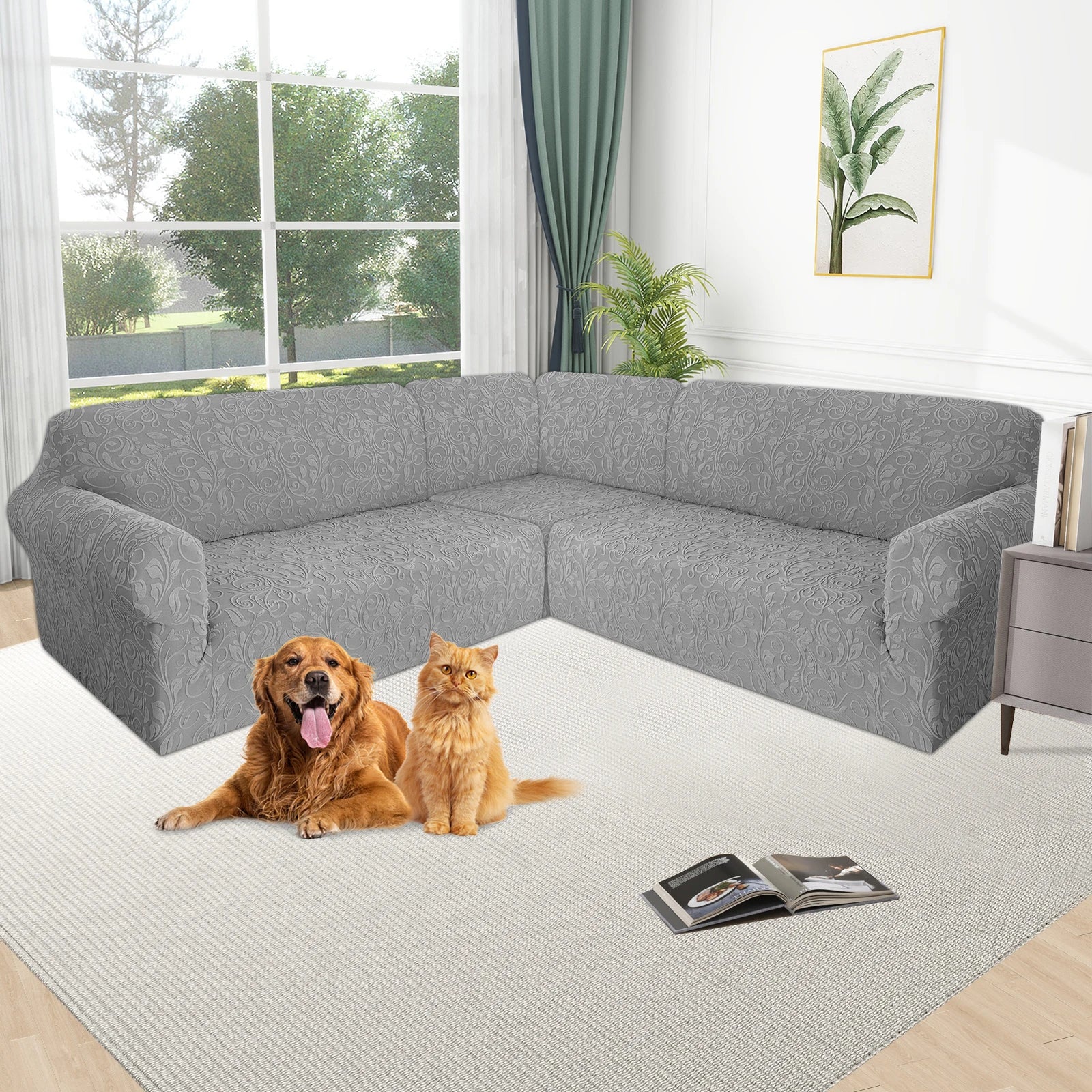 Corner Sofa Cover - handmade