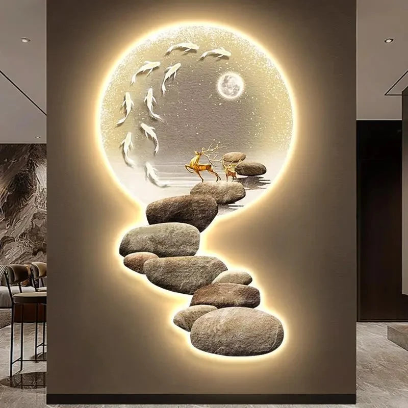 Luxury Nordic LED Wall Lamp - handmade