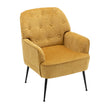 Modern classic upholstered lounge chair living room bedroom single sofa dressing chair - handmade