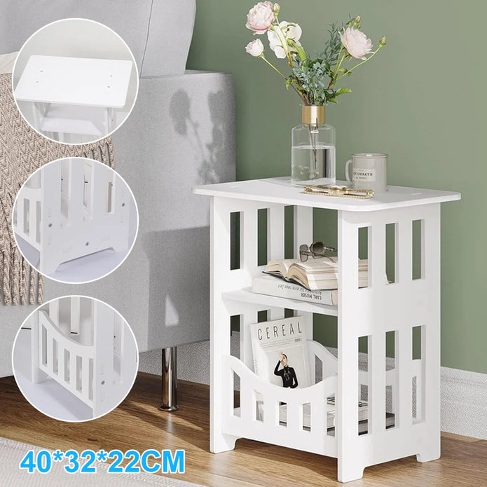 Modern Wooden Bedside Table - handmade