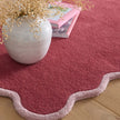 Origins Scalloped Elsie Coral - handmade