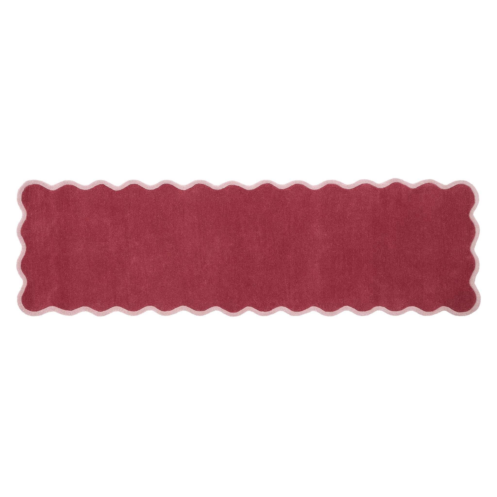 Origins Scalloped Elsie Coral - handmade