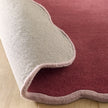 Origins Scalloped Elsie Coral - handmade