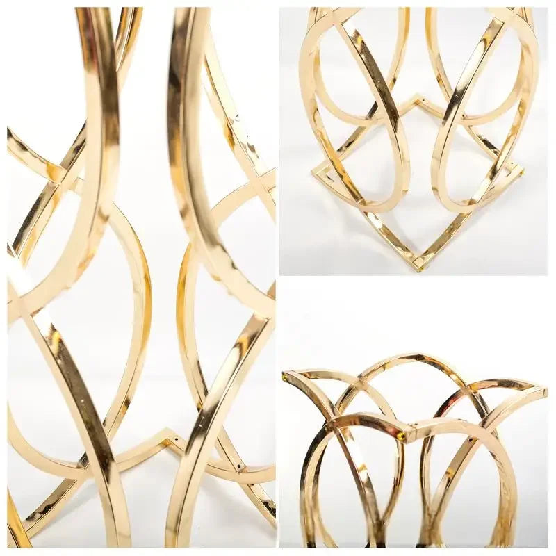 Metal Flower Vase - handmade