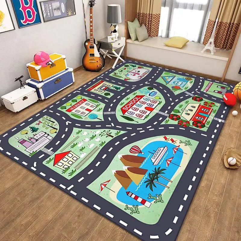 Kids Bedroom Play Mat - handmade