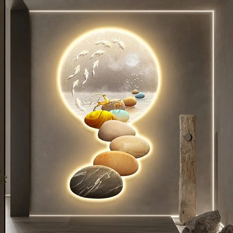 Luxury Nordic LED Wall Lamp - handmade