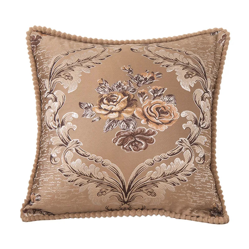Luxury Embroidered Cushion Cover - handmade