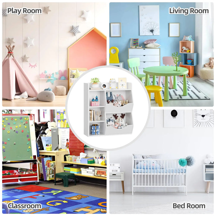 Kids Bookshelf Cabinet - handmade