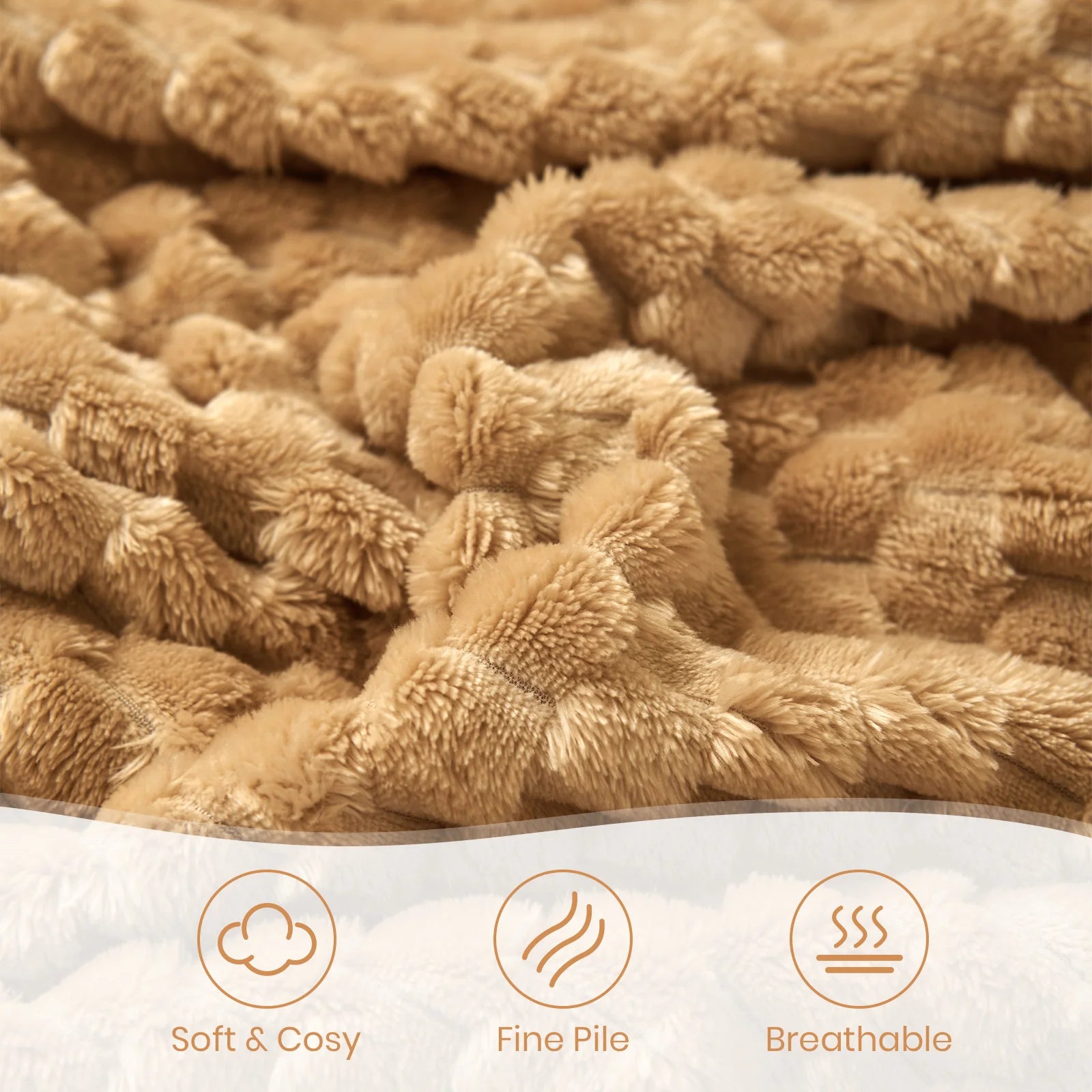 Soft Plush Fleece Blanket - handmade