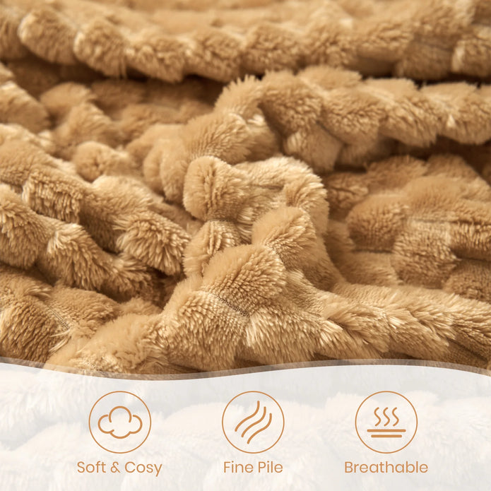 Soft Plush Fleece Blanket - handmade