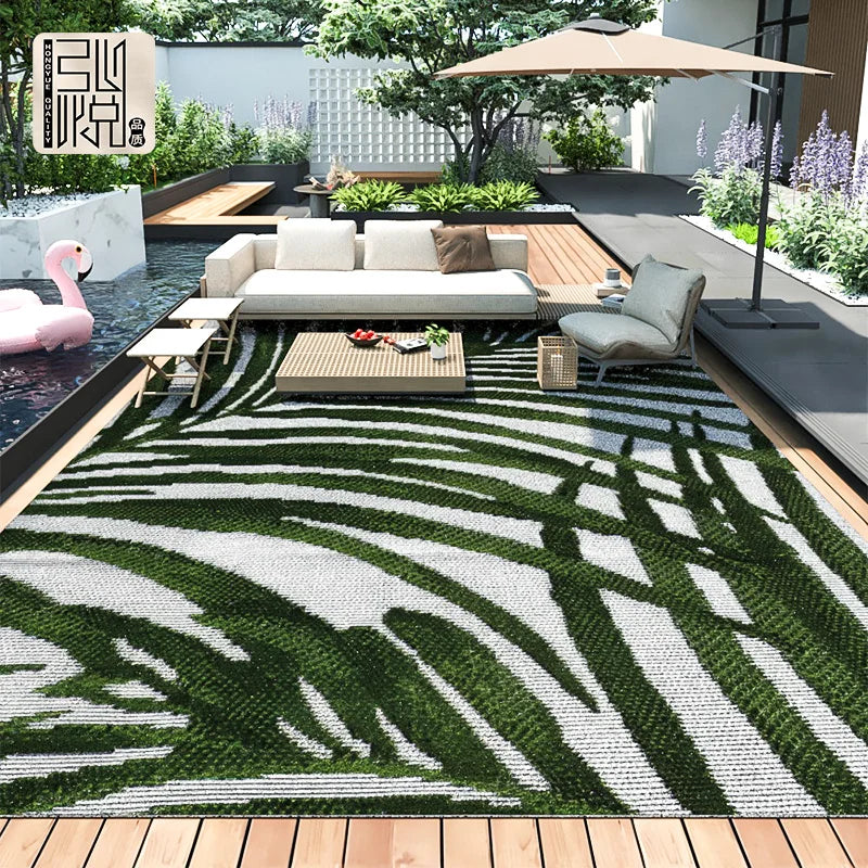 Fresh Summer Outdoor Carpet - handmade