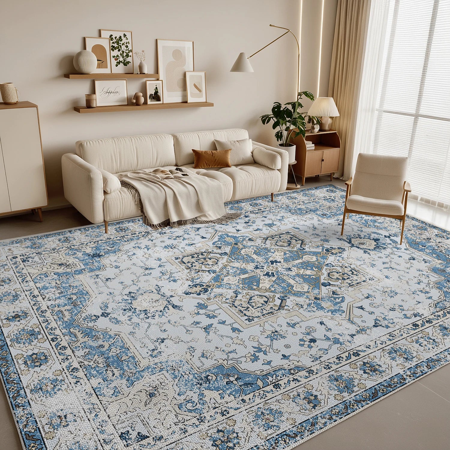 Soft Comfortable Area Rug - handmade