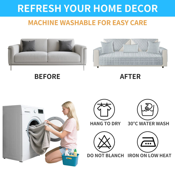 Washable Couch Protector - handmade