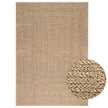 Jute Rug for Indoor & Outdoor - handmade