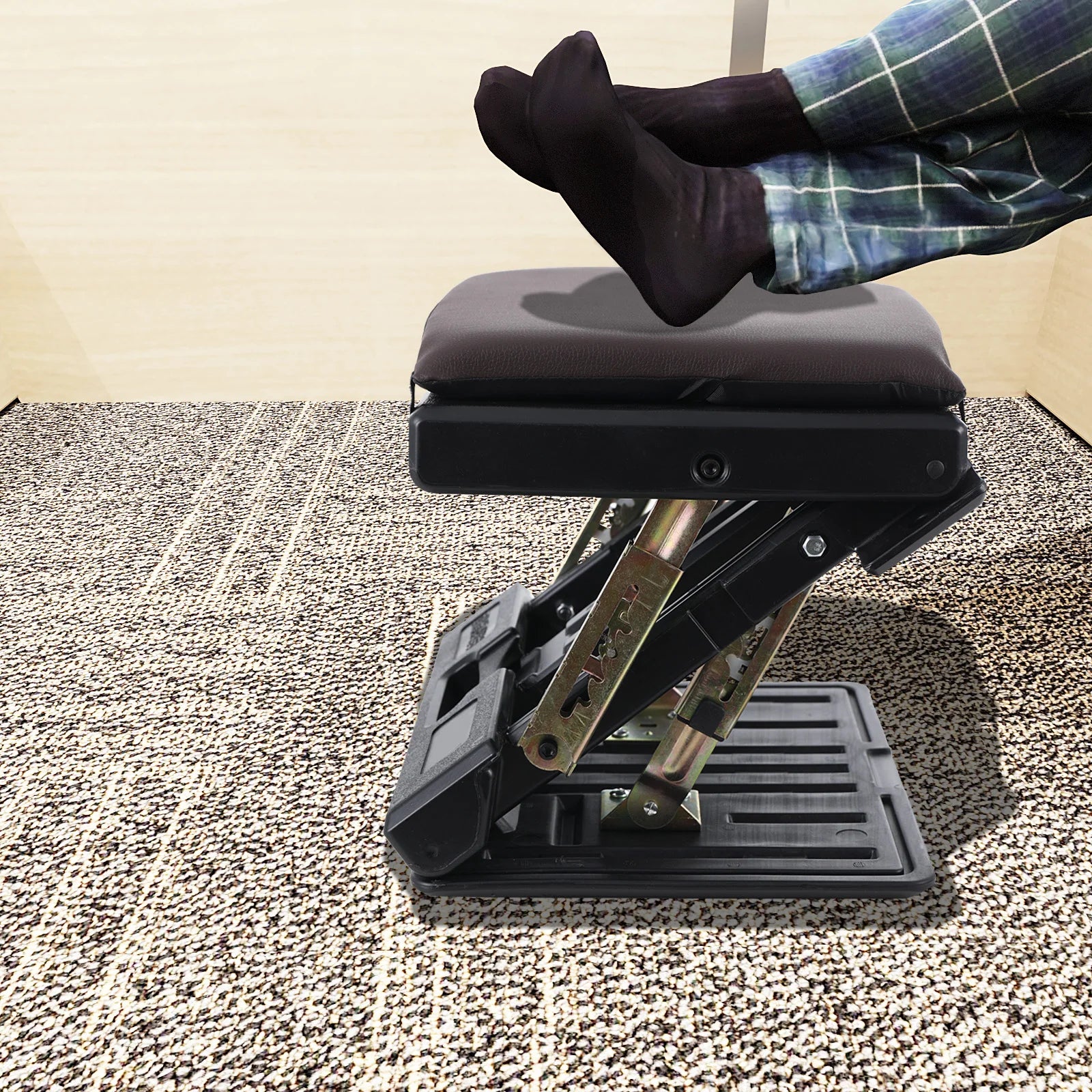 Adjustable Folding Footrest - handmade