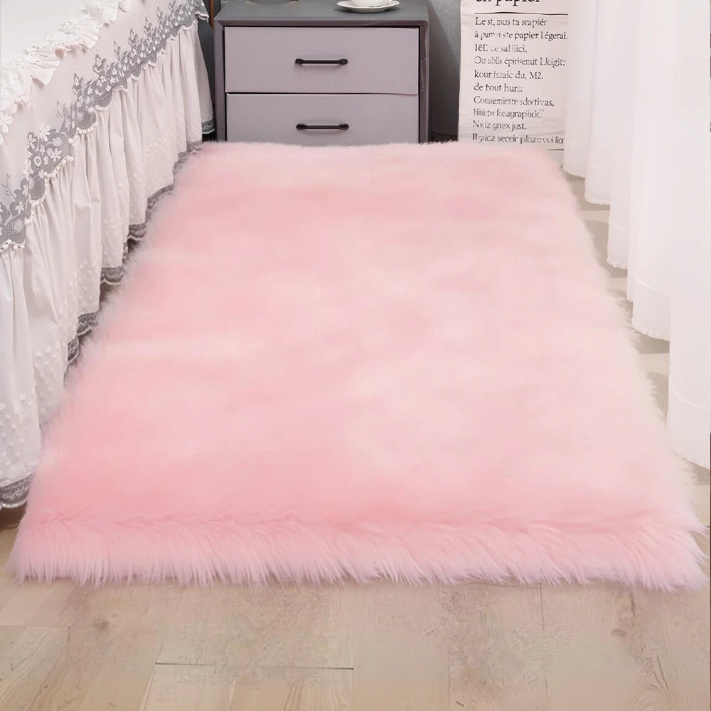 Soft Fluffy Carpet - handmade