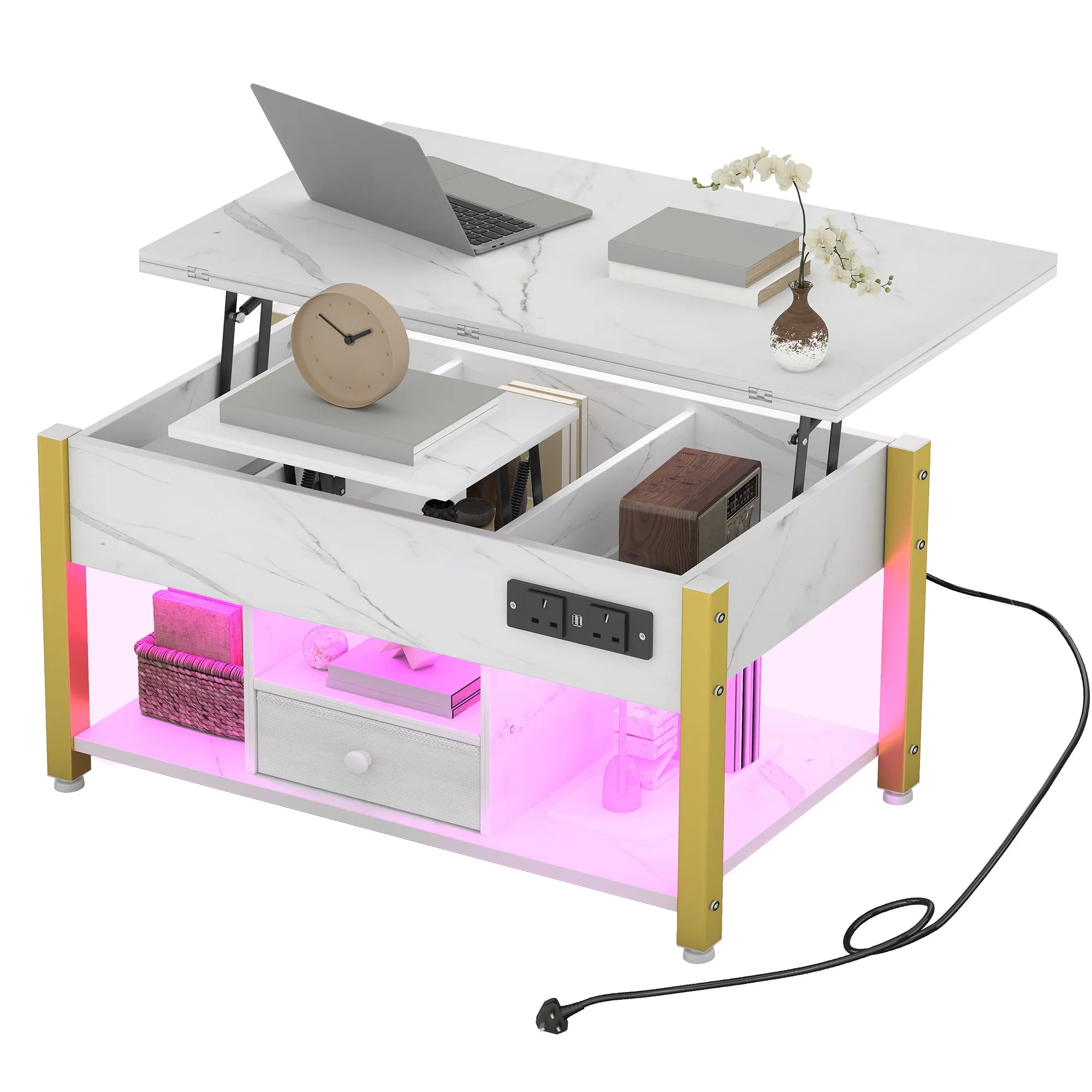 4-in-1 Foldable Coffee Table – premium handmade décor piece for modern homes.