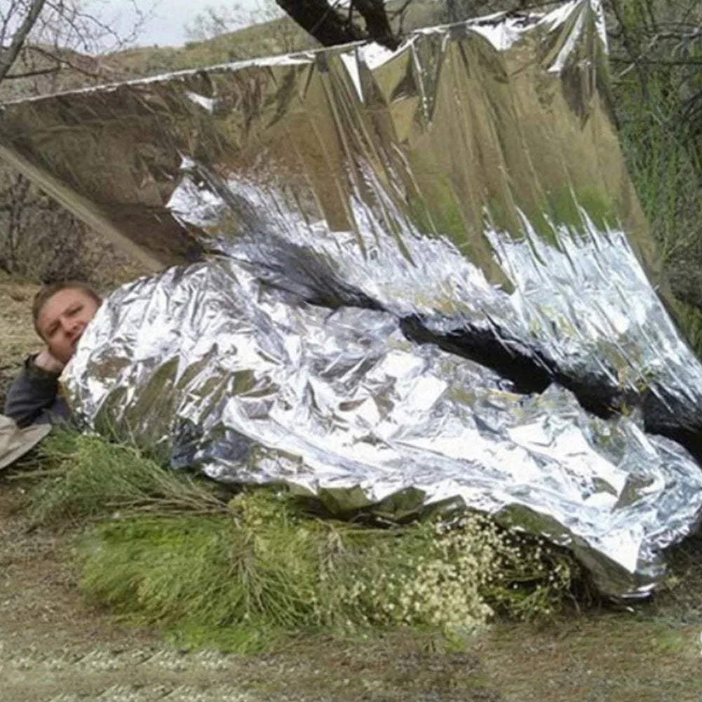 Foil Mylar Thermal Blanket - handmade