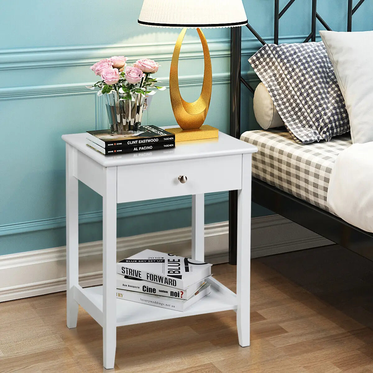 Wooden Bedside Tables - handmade