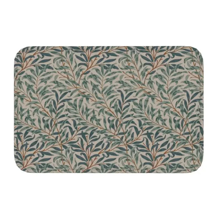William Morris Floral Doormat - handmade