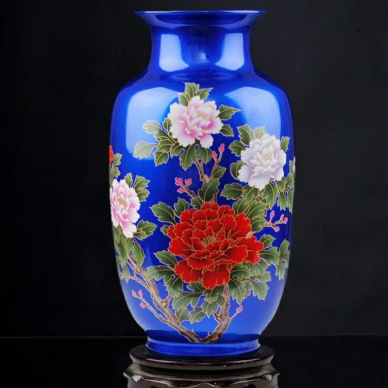 Black Porcelain Vase - handmade