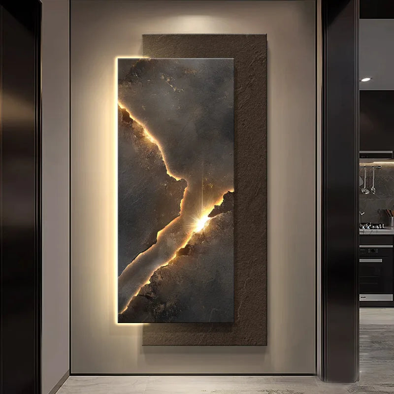 Light Luxury 3D LED Wall Lamp - handmade