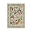 Bohemian Vintage Floral Rug - handmade